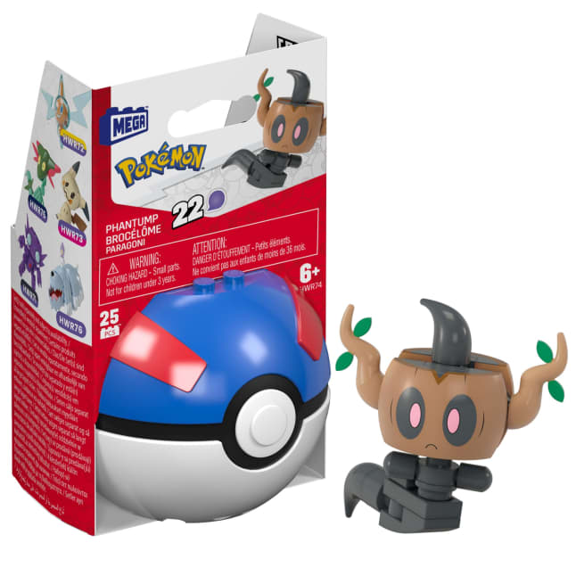 MEGA Pokémon Juguete de Construcción Pokébola Phantump - Imagen 1 de 6