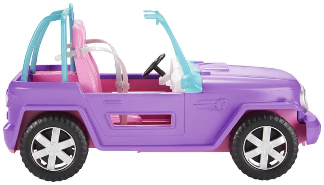 Barbie Doll All-Terain Purple Jeep | Mattel - Image 1 of 6