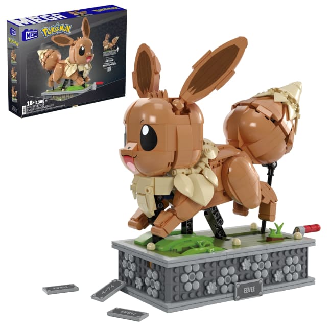 MEGA Pokémon Juguete de Construcción Eevee con movimiento - Image 1 of 6