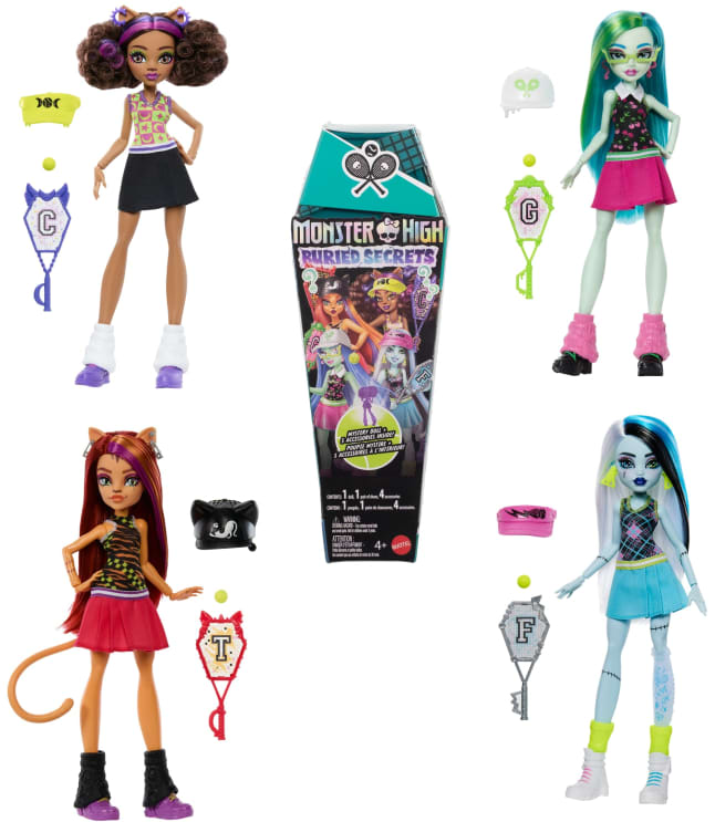 Monster High Buried Secrets Surprise Dolls With Courtside Fang-Out Theme (Characters May Vary) - Image 1 of 6