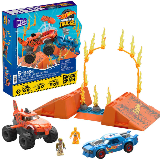 Mega™ Hot Wheels® Smash & Crash Parcours Tiger Shark - Image 1 of 5