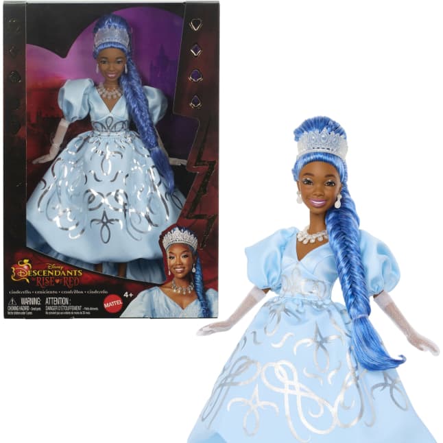 Disney Descendants: The Rise Of Red Queen Cinderella Fashion Doll With Movie-Inspired Royal Gown & Accessories - Image 1 of 6