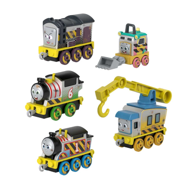 Thomas & Friends Construction Crew 5-Piece Diecast Metal Toy Train & Vehicle Set - Image 1 of 6