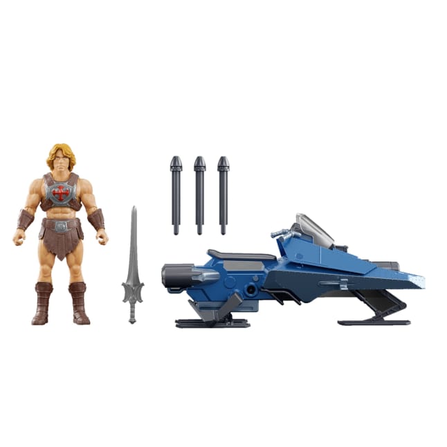 Masters Of The Universe He-Man And Sky Sled Pack, 2026 Movie Vehicle & Figure, 5.5 Inch Scale - Image 1 of 5