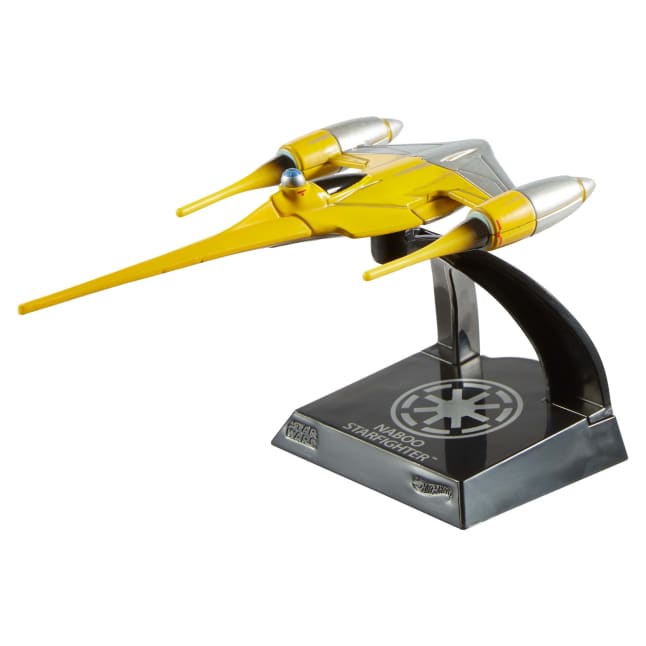 Hot Wheels Collector Veículo de Brinquedo Star Wars Caça ao Naboo - Image 1 of 6