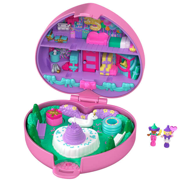 Polly Pocket Set de Juego Compacto Fiesta de Cumpleaños - Imagen 1 de 6