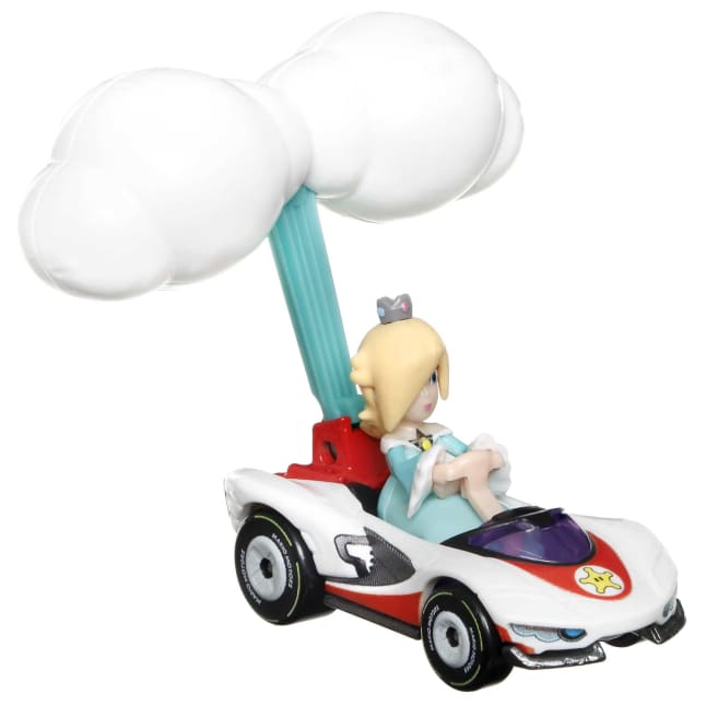 Hot Wheels Mario Kart Veículo de Brinquedo Rosalina P-Wing com Cloud Glider - Image 1 of 5