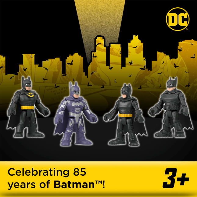 Imaginext DC Super Friends Batman 85th Anniversary Set With 4 Movie Figures - Image 1 of 5