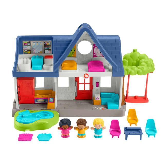 Little People Brinquedo para Bebês Casinha dos Amigos - Imagem 1 de 7