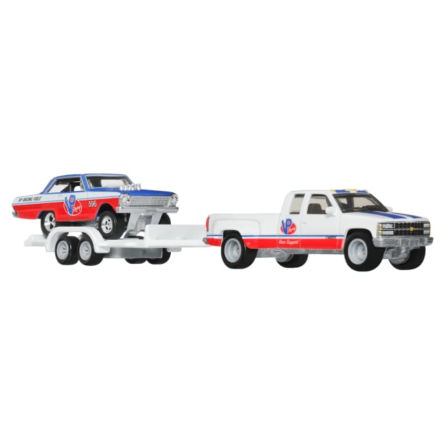 Hot Wheels Collector Vehículo de Colección Auto Transportador 92 Chevy CK 3500 & 63 Chevy Nova - Image 1 of 6