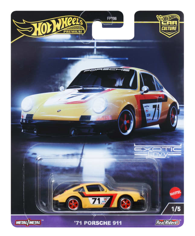 Hot Wheels Premium Car Culture Exotic Envy '71 Porsche 911 1:64 Scale Collectible Toy Vehicle - Image 1 of 6