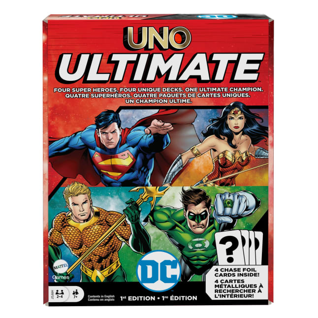 UNO Ultimate DC  Card Game With Collectible Foil Cards - Image 1 of 6