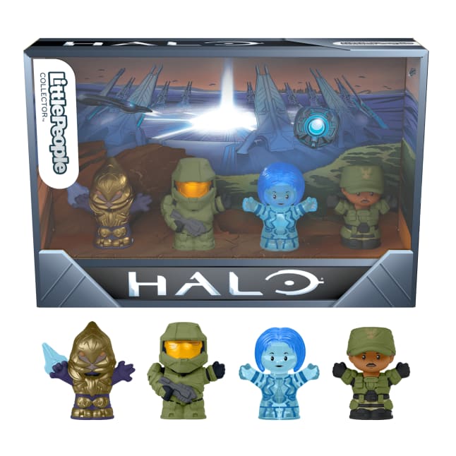 Little People Collector Halo Special Edition Set For Adults & Fans, 4 Video Game Figures - Image 1 of 6