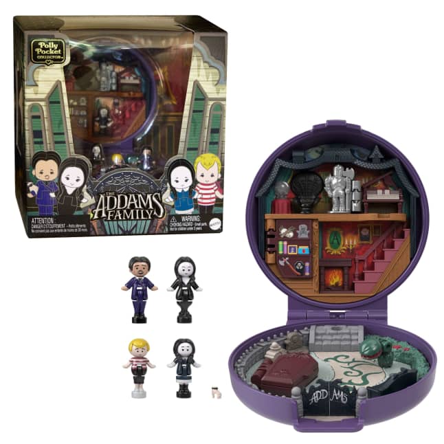 Polly Pocket Collector The Addams Family Compact, Special Edition Dolls And Playset - Image 1 of 6