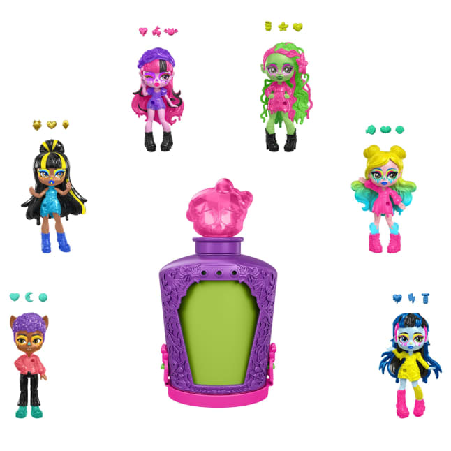 Monster High Potions Mini Dolls, Surprise Character Figures With Water Reveal (Characters May Vary) - Imagen 1 de 6