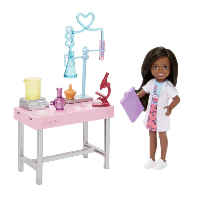 Barbie Chelsea Doll And Accessories, Can Be Scientist Playset With Small Doll And Lab Accessories - Image 1 of 6
