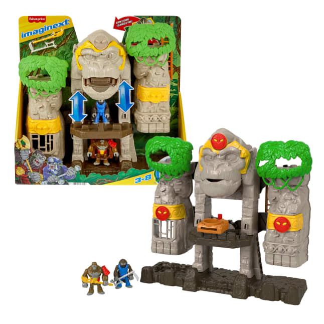 Imaginext Gorilla Fortress Playset With Toy Figures And Accessories, Preschool Toys - Image 1 of 6