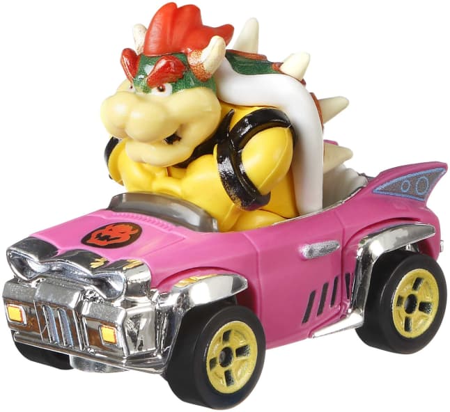 Hot Wheels Mario Kart Vehículo de Juguete Bowser Badwagon - Image 1 of 6