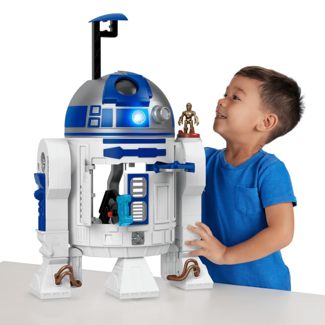 Imaginext Star Wars R2-D2 Toy With Lights Sounds & C-3Po Character Key For Kids - Image 1 of 6