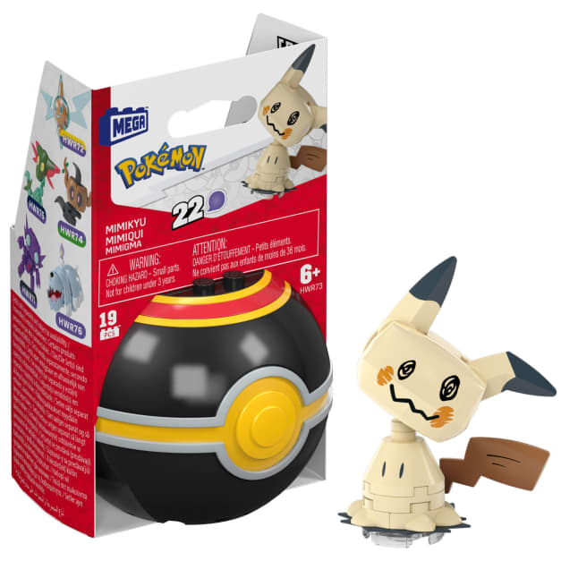 MEGA Pokémon Juguete de Construcción Pokébola Mimikyu - Image 1 of 6