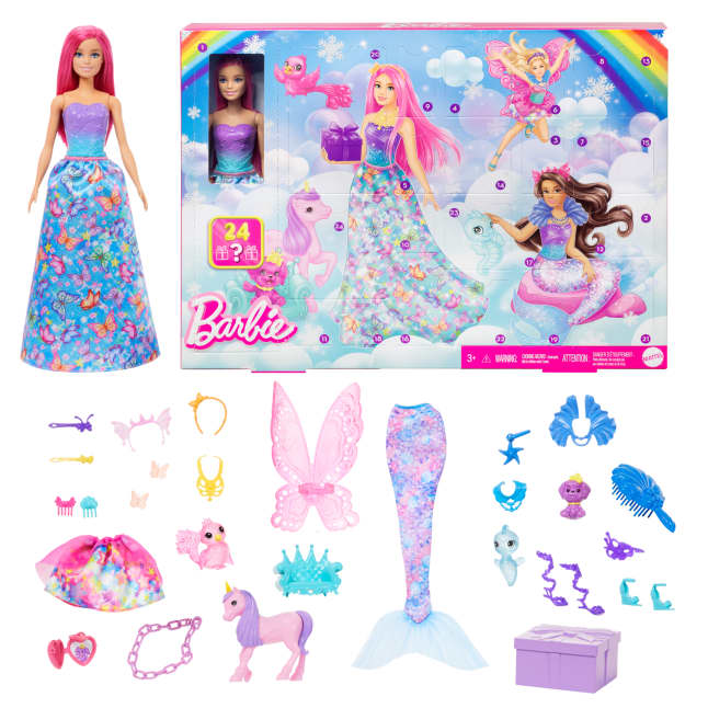 Barbie-Calendrier de L’Avent Barbie Dreamtopia-Poupée et Accessoires - Image 1 of 5