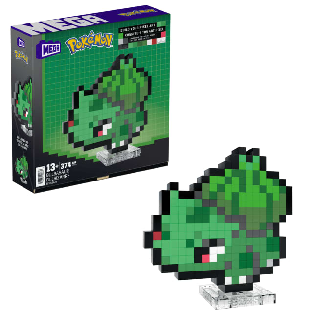 MEGA Pokémon Bulbasaur Building Toy Kit (374 Pieces) Retro Set For Collectors - Image 1 of 6