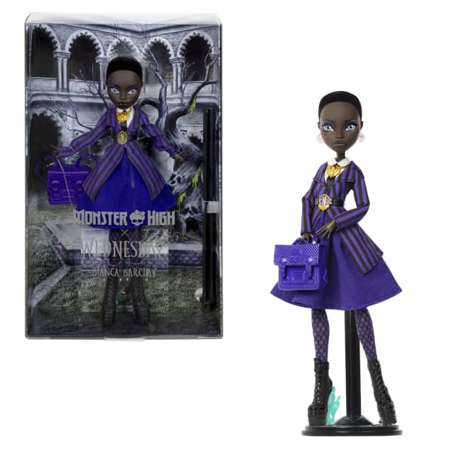 Monster High X Wednesday Collectible Doll, Bianca Barclay in Nevermore Academy Uniform - Image 1 of 6
