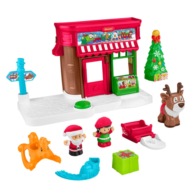 Fisher-Price Little People Christmas Wonderland Gift Set, Playset With Figures For Toddlers - Imagen 1 de 6