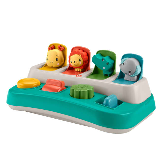 Fisher-Price Busy Buddies Pop-Up Infant Fine Motor Toy For Ages 9+ Months - Imagen 1 de 6