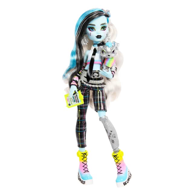 Monster High Frankie Stein Welcome Committee Fashion Doll With Pet And Accessories - Imagem 1 de 4