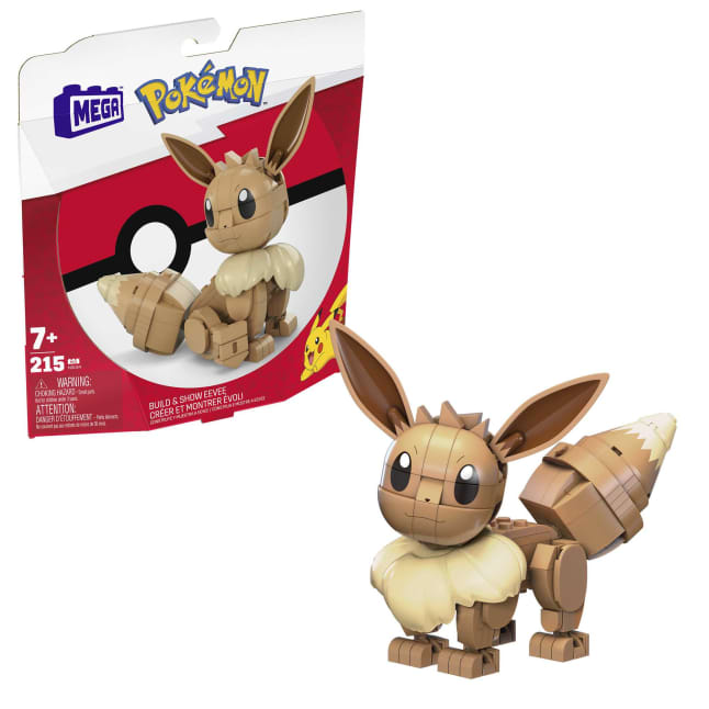 MEGA Pokémon Building Toy Kit Eevee With 1 Action Figure (215 Pieces) For Kids - Image 1 of 6