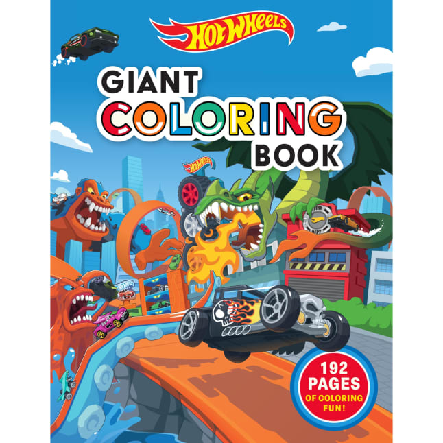 Hot Wheels: Giant Coloring Book (Ages 3 - 6) - Imagem 1 de 6
