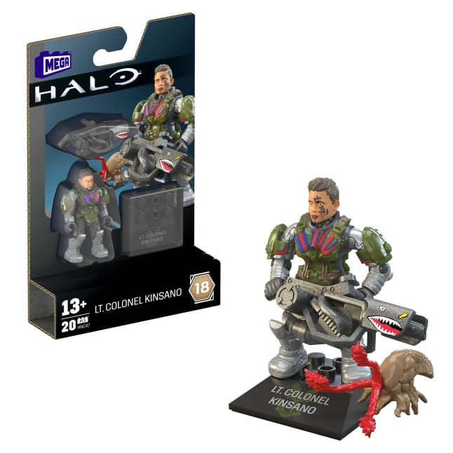 MEGA Halo Juguete de Construcción Lt. Colonel Kinsano - Image 1 of 5