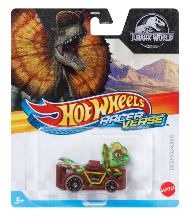 Hot Wheels RacerVerse Veículo de Brinquedo Dilofossauro - Imagen 1 de 2