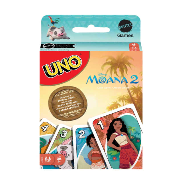UNO Disney Moana 2 Card Game For Kids & Family Night - Imagen 1 de 6
