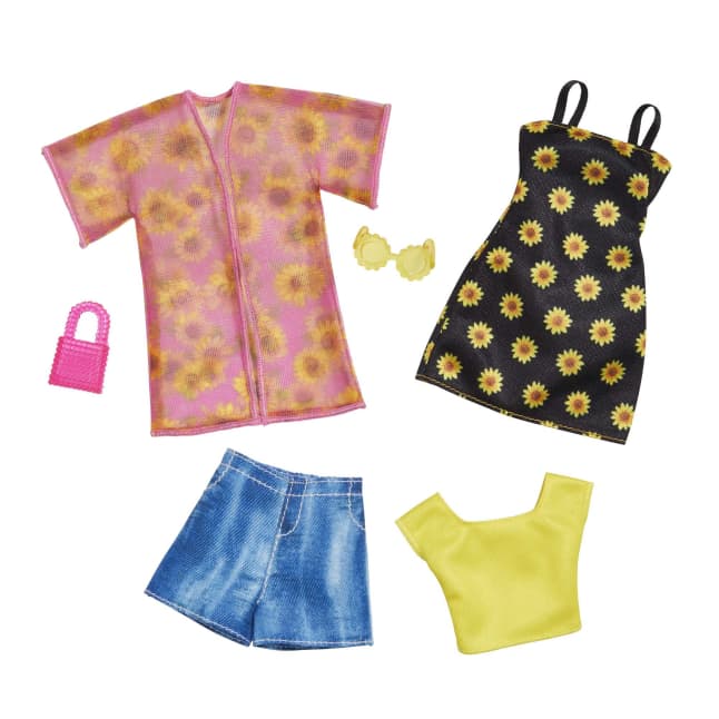 Barbie Ken Clothes 2 Outfits & 2 Accessories For Barbie & Ken Dolls - Image 1 of 4