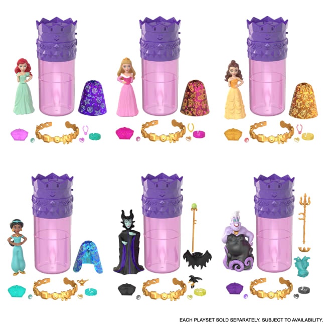 Disney Princess Royal Color Reveal Princess Or Villain Small Doll With 5 Surprises (Dolls May Vary) - Image 1 of 4