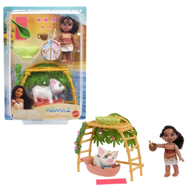 Disney Moana 2 Coffret de Jeu Plaisirs du Bain de Simea et Pua - Image 1 of 6