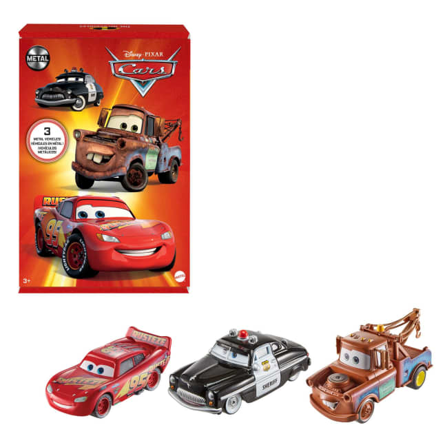 Disney And Pixar Cars Toys, 3 Die-Cast Vehicles, Radiator Springs - Imagen 1 de 6