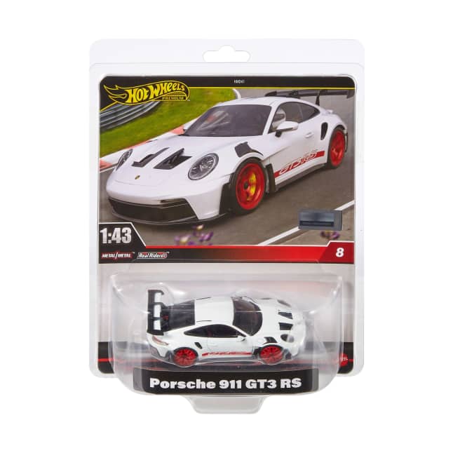 Hot Wheels Collector Vehículo de Colección Auto Premium Escala 1:43 Porsche GT3-RS - Imagen 1 de 5