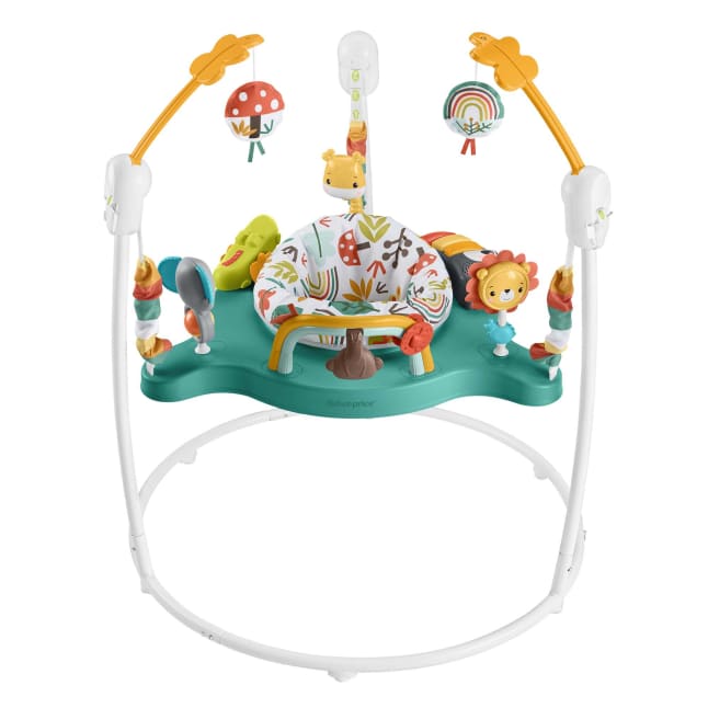 Fisher-Price Baby Bouncer Whimsical Forest Jumperoo Activity Center With Music And Lights - Image 1 of 6