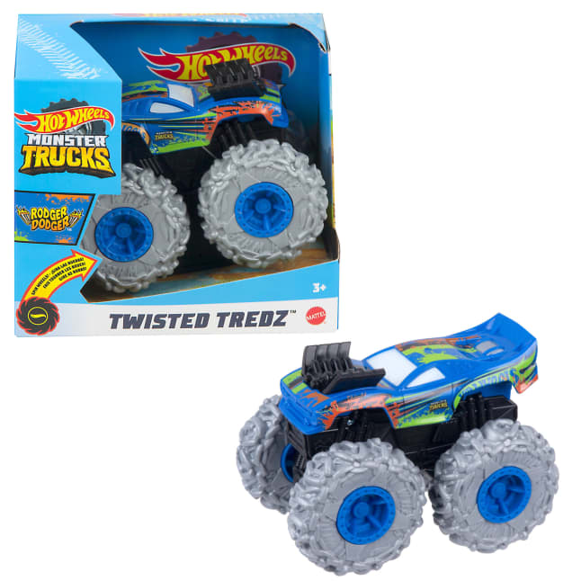 Hot Wheels  Monster Trucks  Twisted Tredz  Véhicule, Échelle1:43 - Image 1 of 5