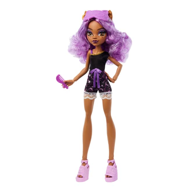 Monster High Muñeca Reveal Pijamas Monstruosas Clawdeen - Imagen 1 de 5