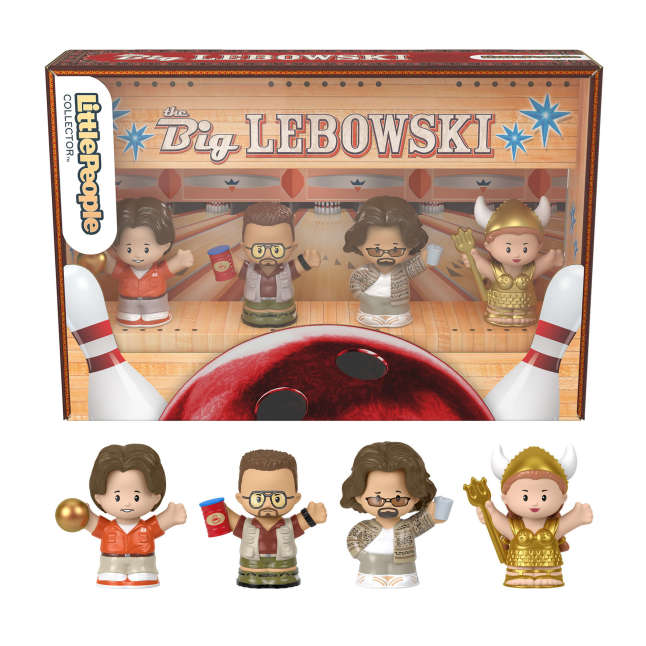 Little People Collector the Big Lebowski Special Edition Set For Adults & Fans, 4 Figures - Image 1 of 6
