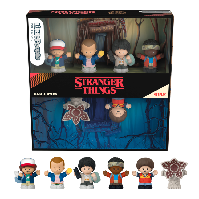 Little People Collector Figura de Brinquedo Pacote do Stranger Things Castelo de Byers - Imagen 1 de 6