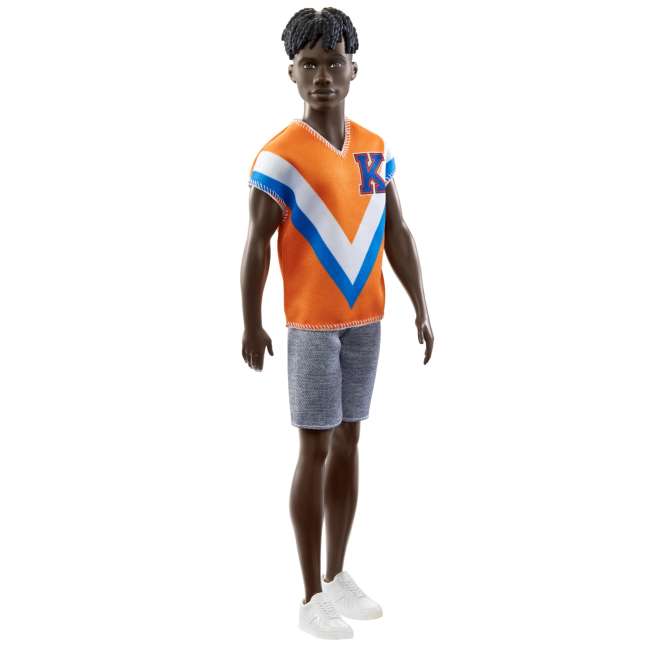 Barbie Fashionista Muñeco Ken Playera Naranja - Image 1 of 6