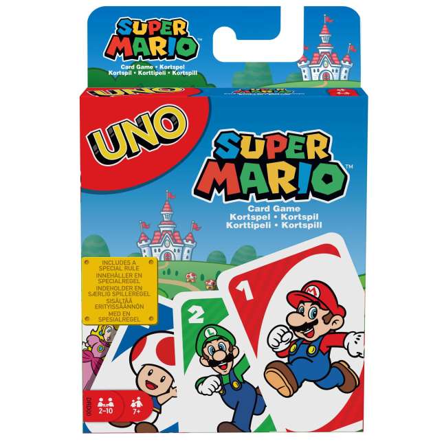 UNO Card Game Super Mario theme For 2-10 Players Ages 7Y+ - Image 1 of 6