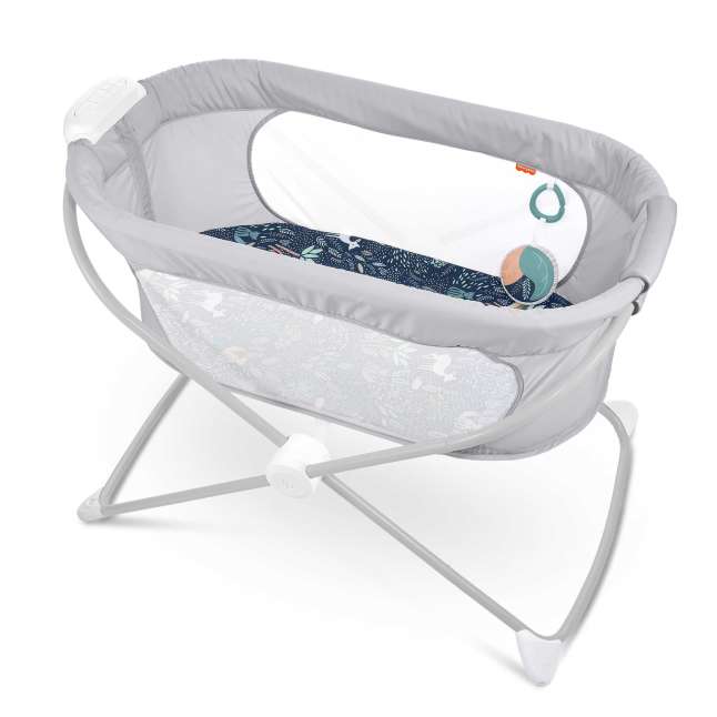 Fisher-Price Baby Moisés Portátil con Sonidos y Vibraciones Relajantes - Image 1 of 7