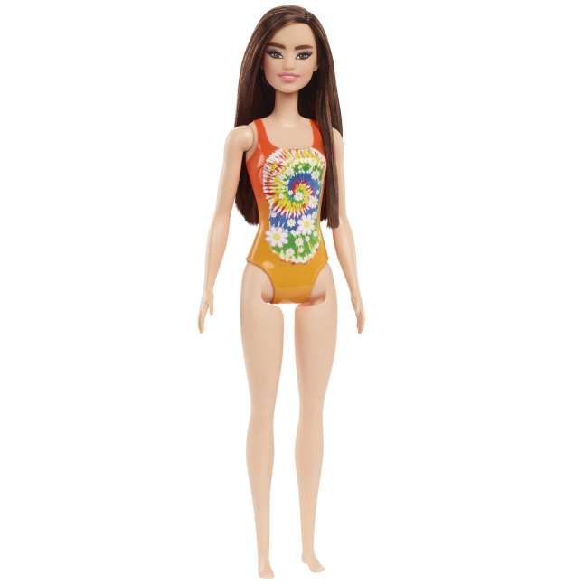 Barbie Fashion & Beauty Boneca Roupa de Banho Laranja com Flores - Image 1 of 4