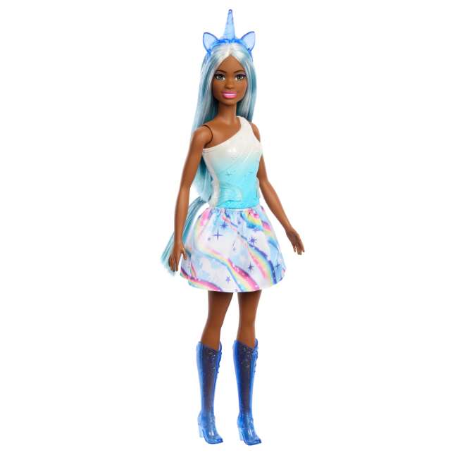 Barbie Unicorn Dolls With Fantasy Hair, Ombre Outfits And Unicorn Accessories - Image 1 of 6
